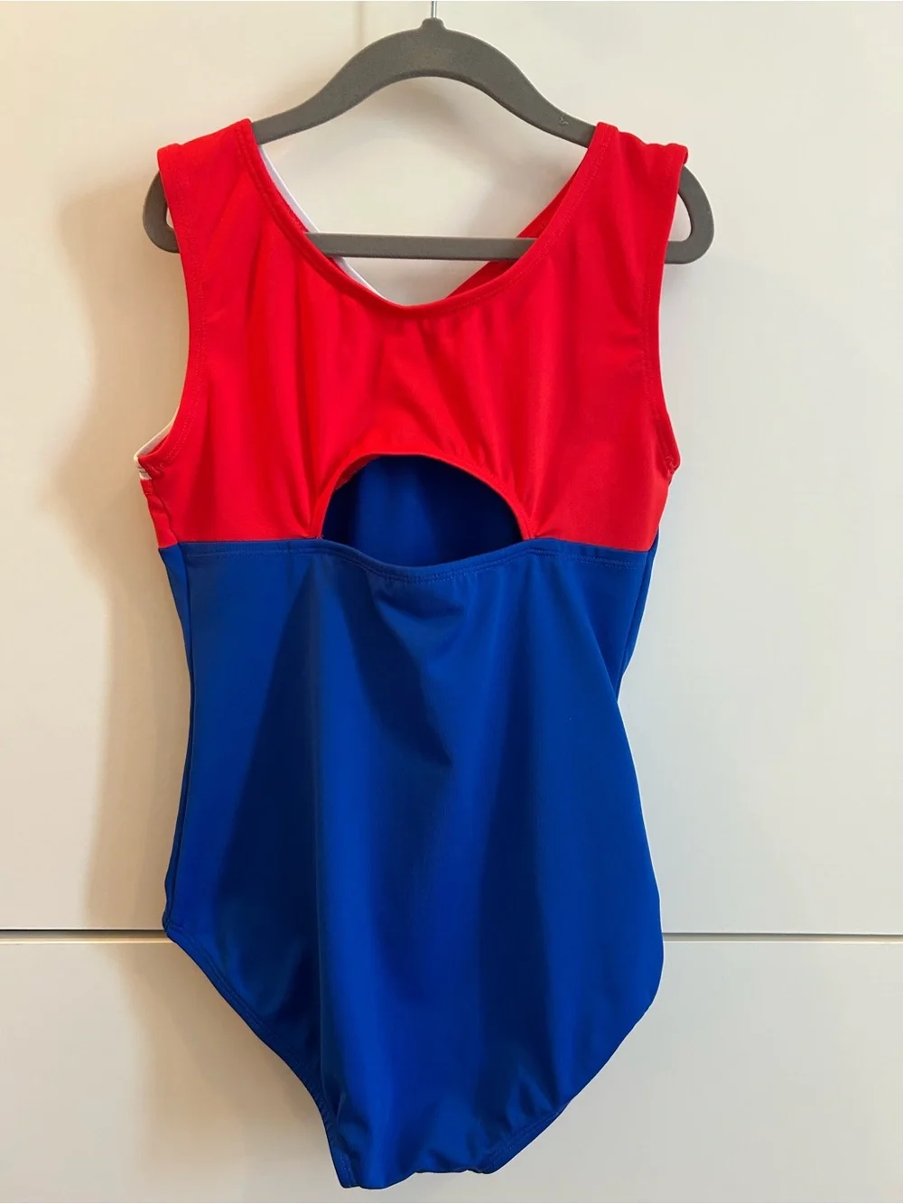 Set of 2 Leotards - Stars and Stripes & Purple, Blue, Pink - Size L (10/12)